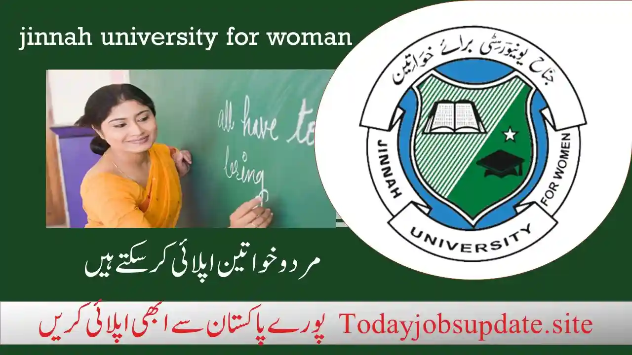 Jinnah university for women jobs